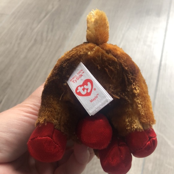NWT Ty Beanie Boo Maple the moose 6” - Picture 3 of 4